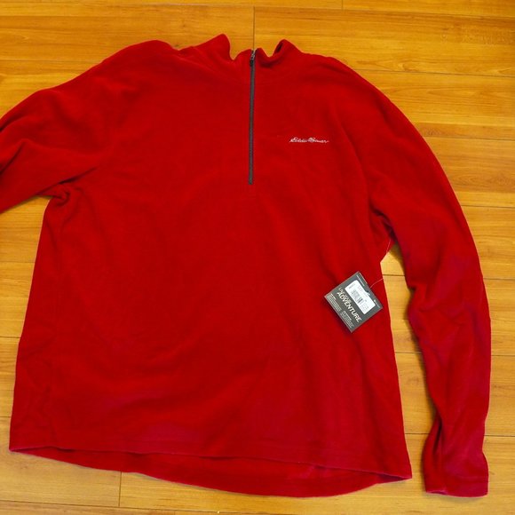 NWT Mens XL Eddie Bauer Fleece pullover